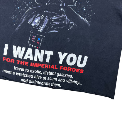 Vintage 1996 Star Wars “I Want You” Darth Vader chopped tee (M/L)