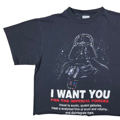 Vintage 1996 Star Wars “I Want You” Darth Vader chopped tee (M/L)