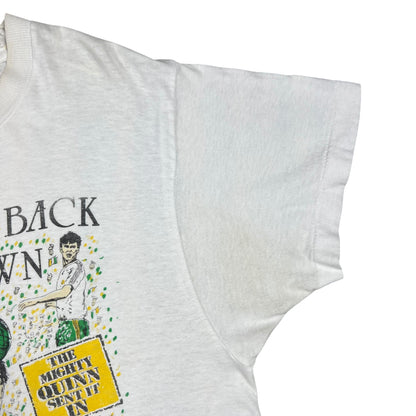 Vintage 80s Ireland Soccer “The Boys Are Back In Town” faded tee (L)