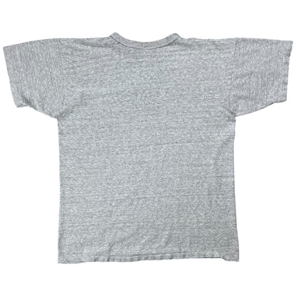 Vintage 90s Champion RIT Lacrosse faded Heather grey tee (L)