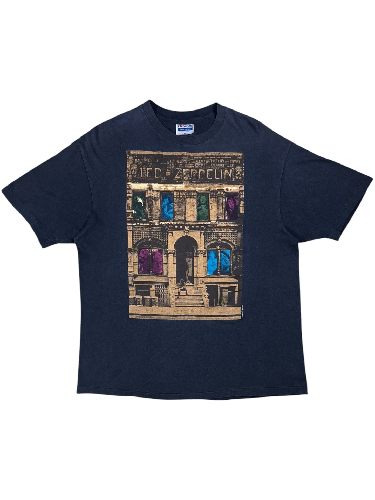Vintage 1988 Hanes Led Zeppelin Physical Graffiti album band tee (L)