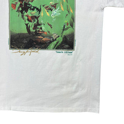 Vintage 1992 Andy Warhol Fish Portrait “Famous for .15 of a second” Doug Auld art tee (L) DS NWT