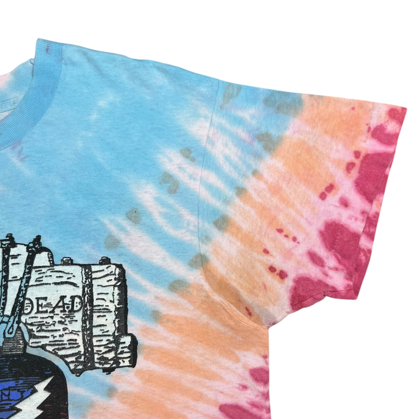 Vintage 1994 Grateful Dead Live Dead Philadelphia Liberty Bell tie dye band tee (L)