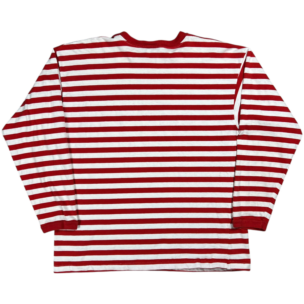 Vintage 80s Disney Mickey & Minnie Mouse stripey faded long sleeve striped shirt (L)