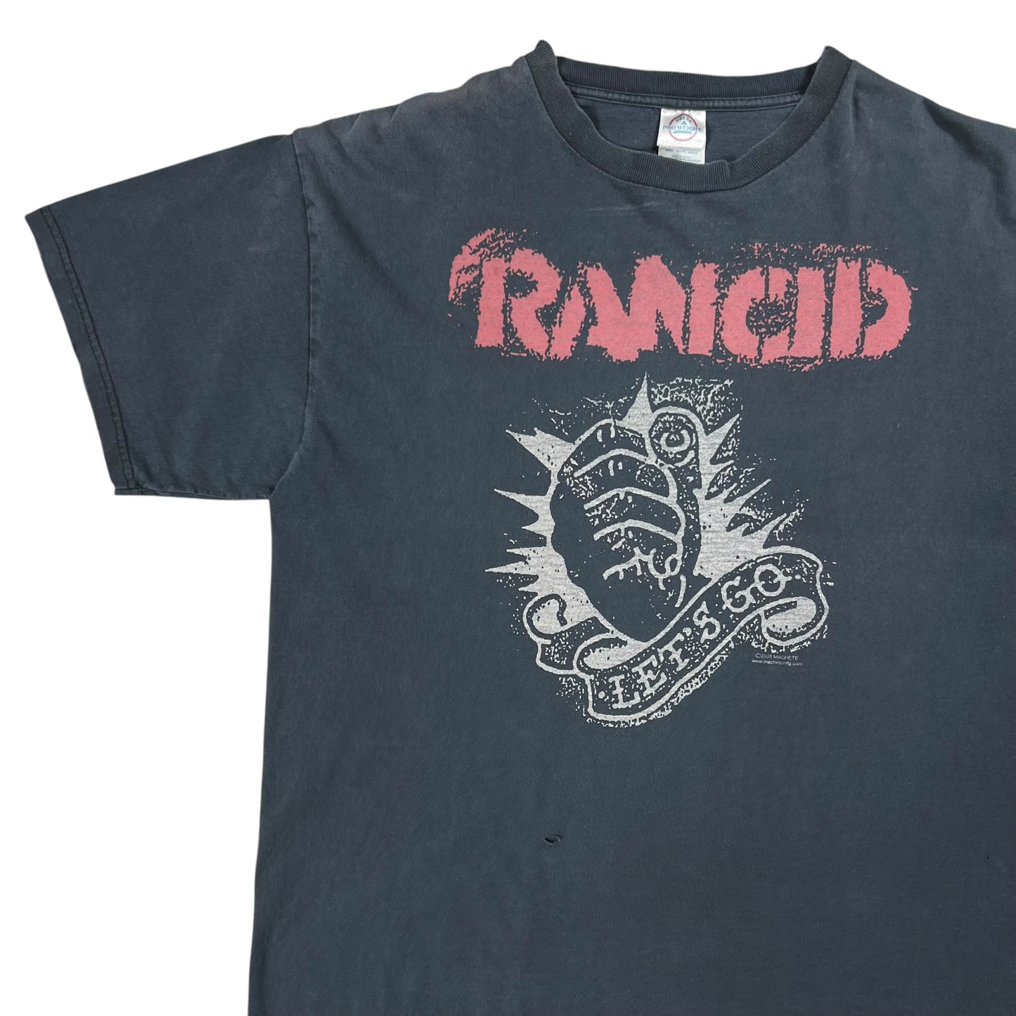 Vintage 2005 Rancid “Let’s Go” faded Operation Ivy band tee (XL)