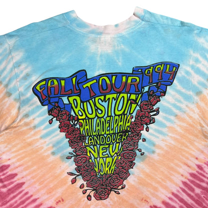 Vintage 1994 Grateful Dead Live Dead Philadelphia Liberty Bell tie dye band tee (L)