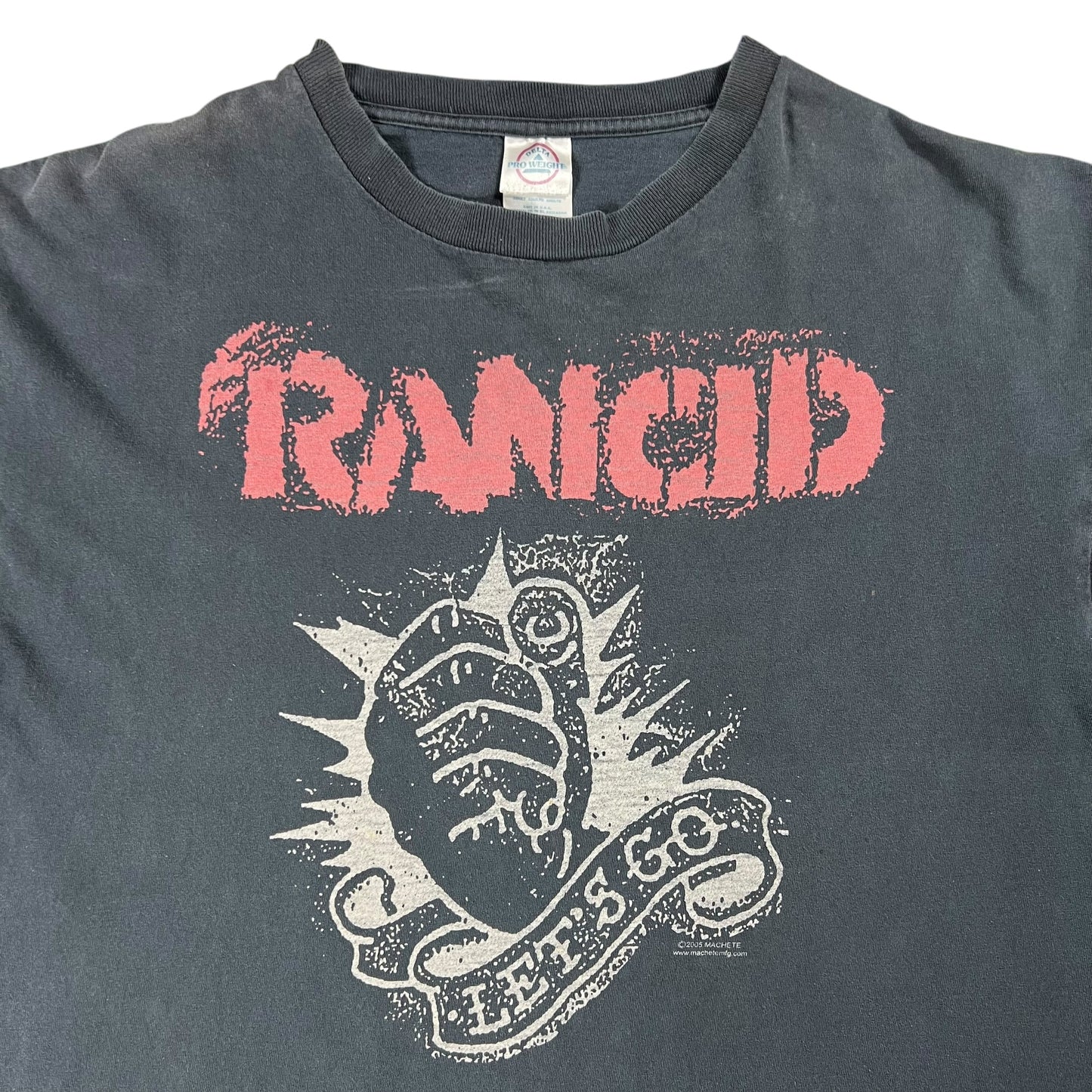 Vintage 2005 Rancid “Let’s Go” faded Operation Ivy band tee (XL)