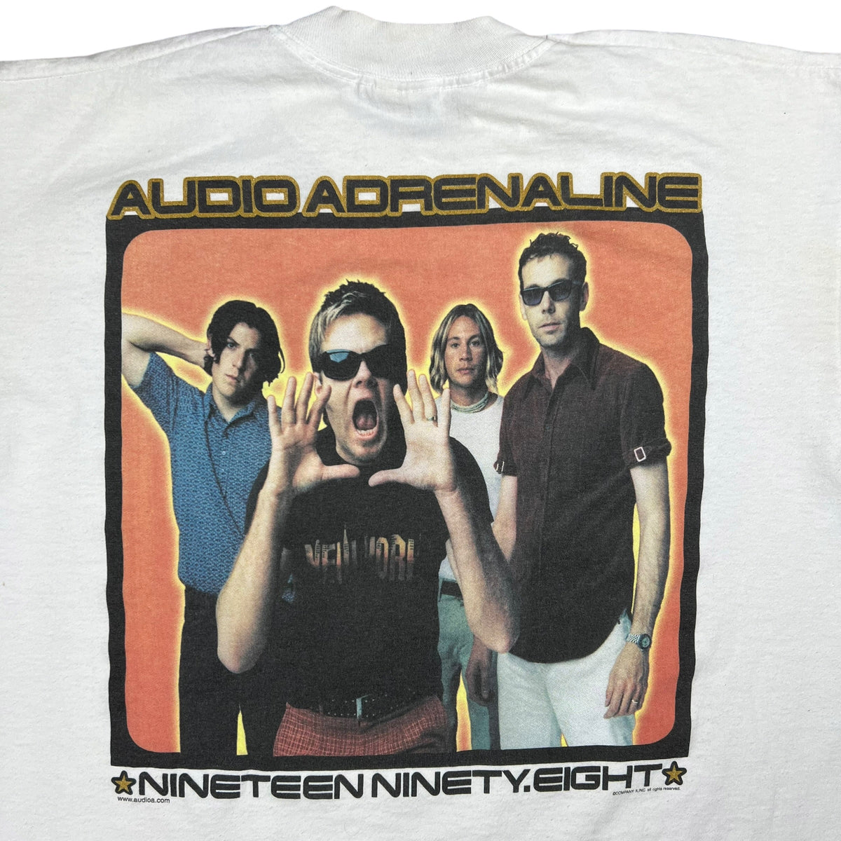 Vintage 2000 Audio Adrenaline Zombie Tour band tee (L)
