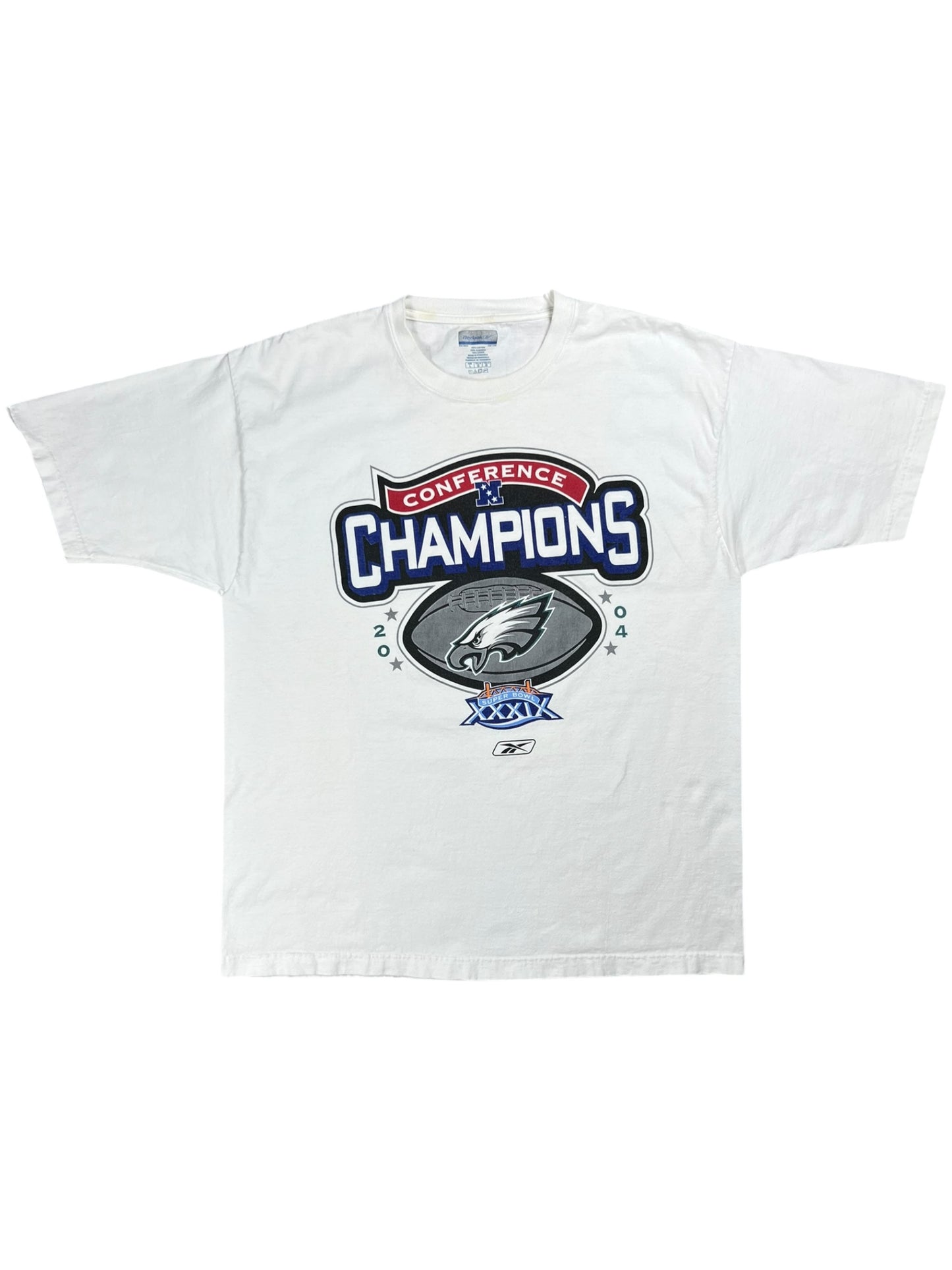 Vintage 2004 Philadelphia Eagles NFC Champions tee (L)