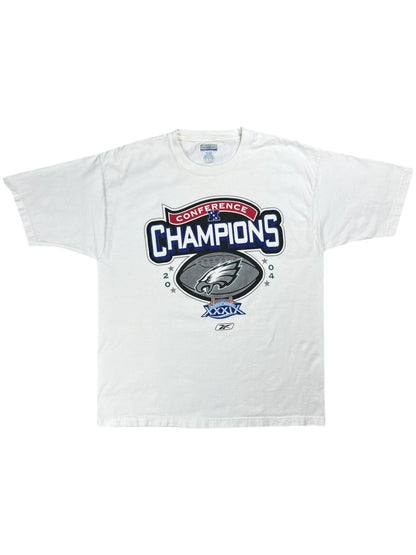 Vintage 2004 Philadelphia Eagles NFC Champions tee (L)