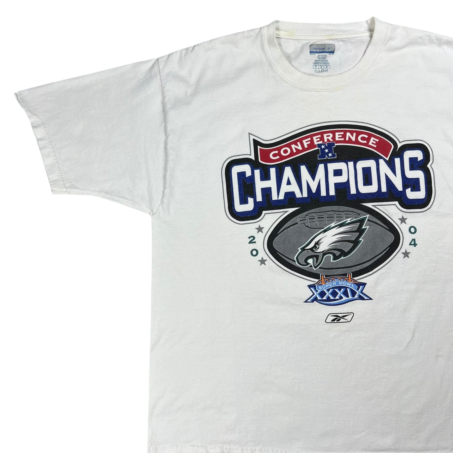 Vintage 2004 Philadelphia Eagles NFC Champions tee (L)