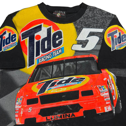 Vintage 1993 NASCAR Tide Racing Team all over print tee (L)