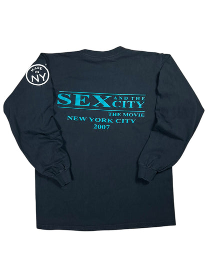 Vintage 2007 Sex and the City The Movie New York City faded long sleeve shirt (L)