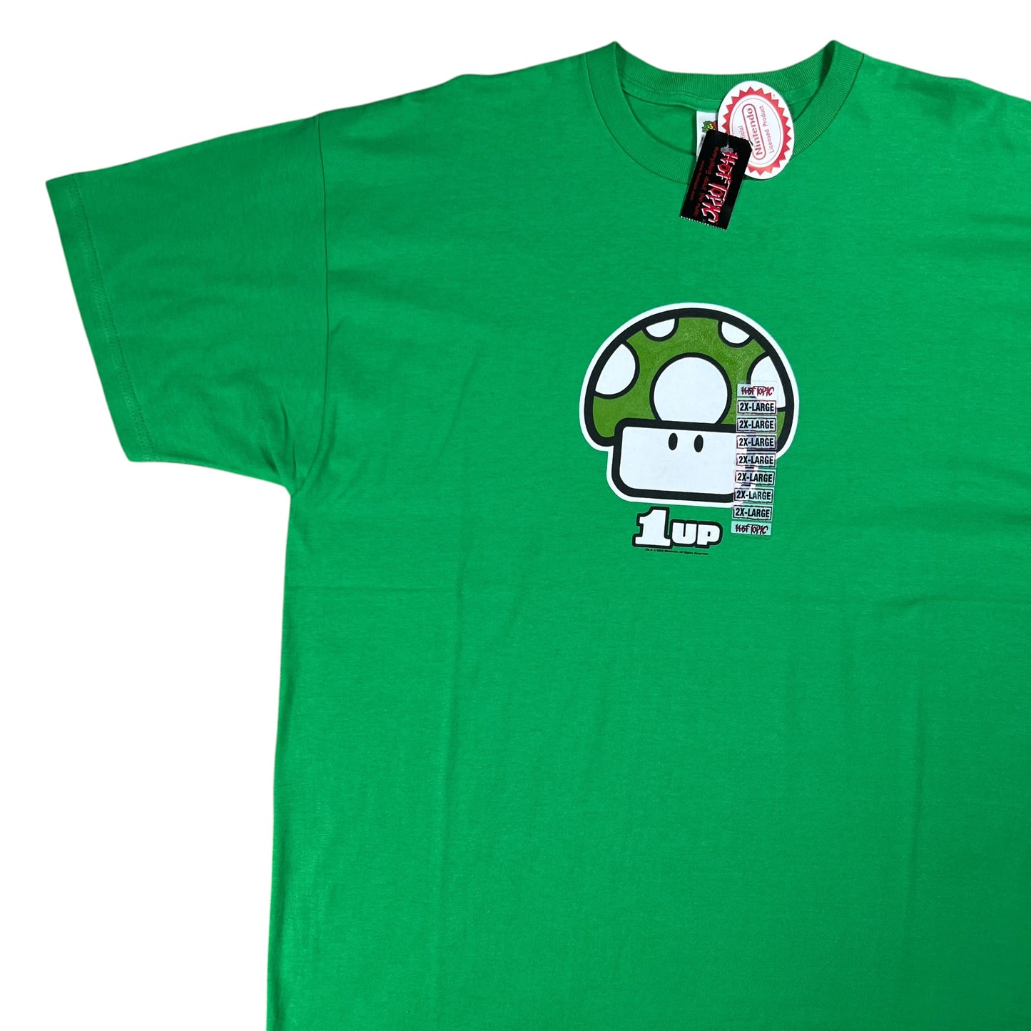 Vintage 2003 Nintendo Super Mario Bros 1 up mushroom tee (XXL) DS NWT