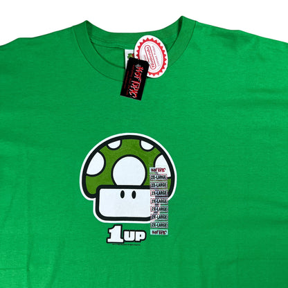Vintage 2003 Nintendo Super Mario Bros 1 up mushroom tee (XXL) DS NWT