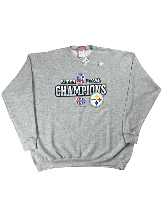 Vintage 2006 Pittsburgh Steelers Super Bowl XL champions crewneck (XXL) DS NWT