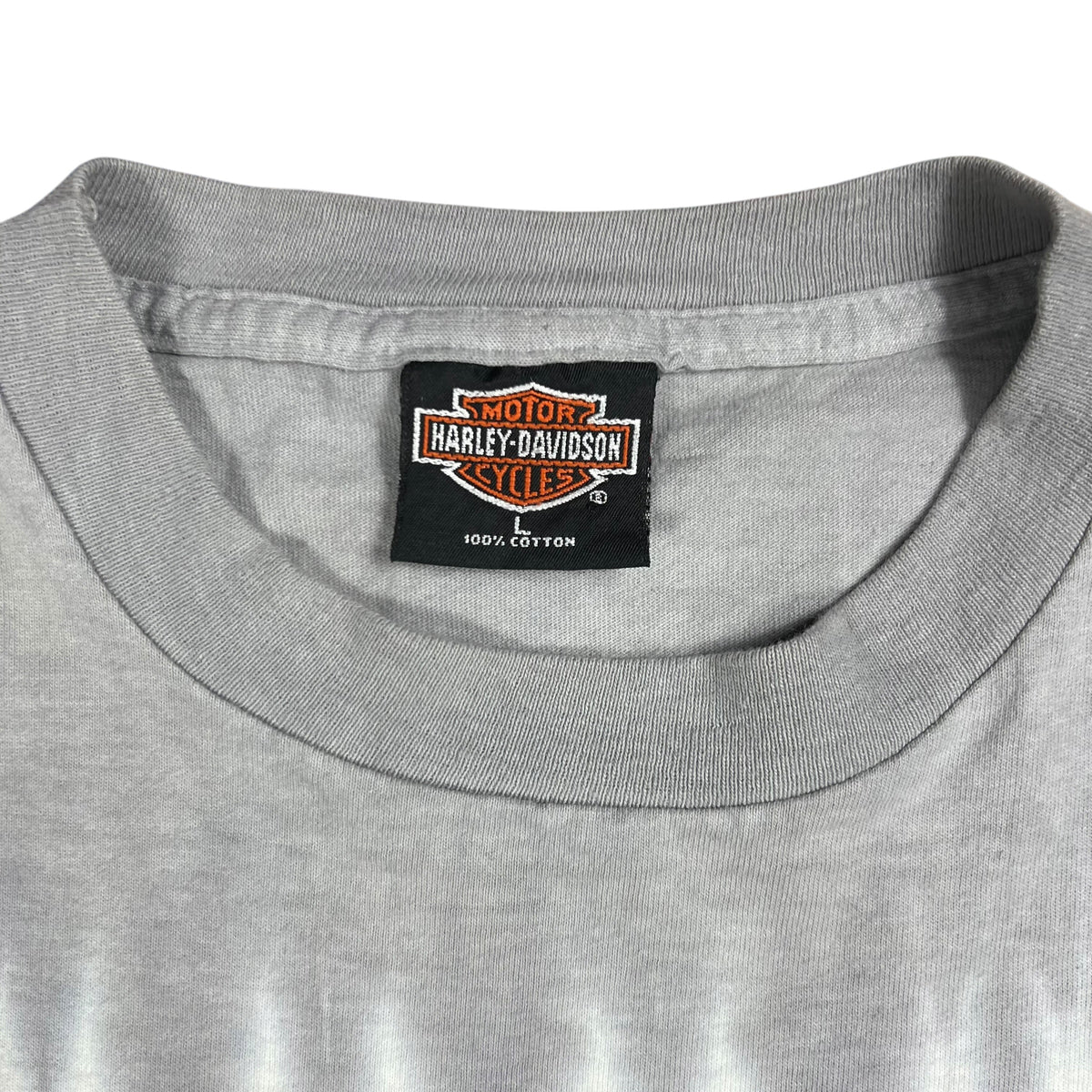 Vintage 1999 Harley Davidson Motorcycles tie dye long sleeve biker shirt (L)