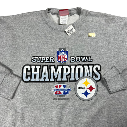 Vintage 2006 Pittsburgh Steelers Super Bowl XL champions crewneck (XXL) DS NWT