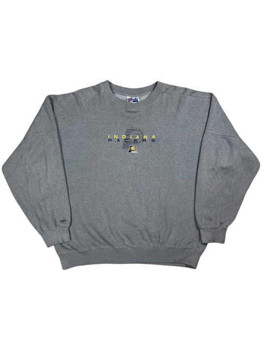 Vintage 90s Majestic Indiana Pacers NBA faded crewneck (L)