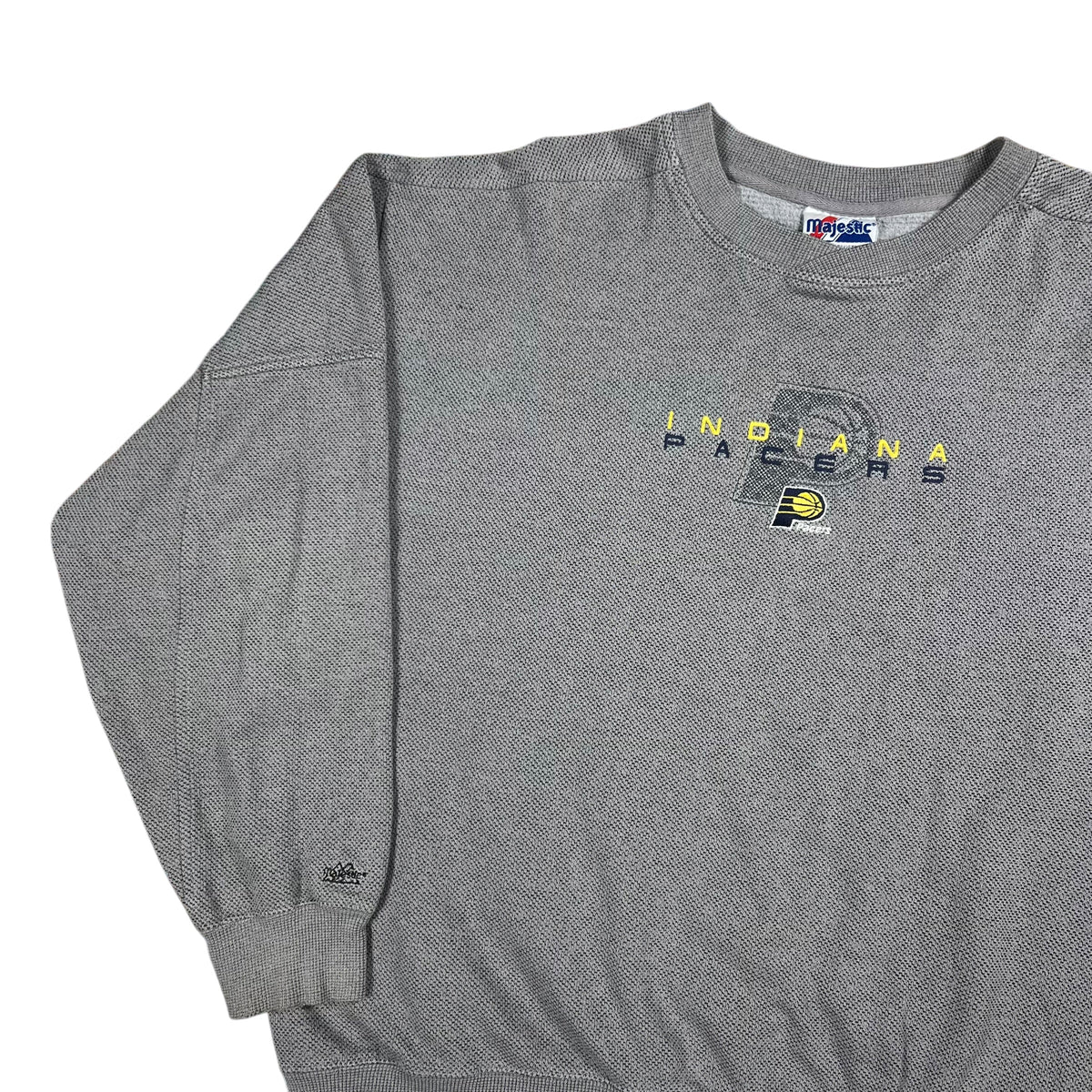 Vintage 90s Majestic Indiana Pacers NBA faded crewneck (L)