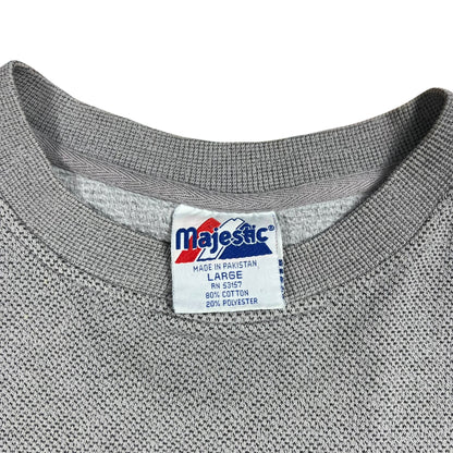 Vintage 90s Majestic Indiana Pacers NBA faded crewneck (L)