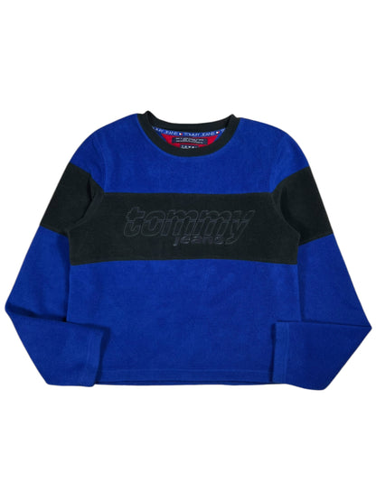 Vintage 90s Tommy Hilfiger Jeans women’s fleece sweatshirt (L)