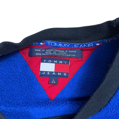 Vintage 90s Tommy Hilfiger Jeans women’s fleece sweatshirt (L)