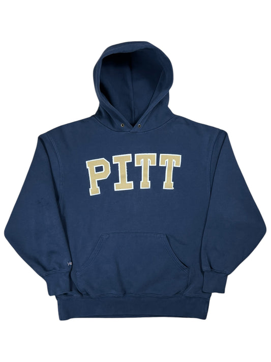 Vintage 90s Jansport Pitt Panthers University of Pittsburgh faded hoodie (L)