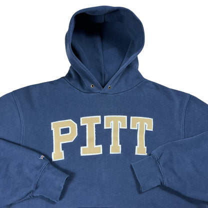 Vintage 90s Jansport Pitt Panthers University of Pittsburgh faded hoodie (L)