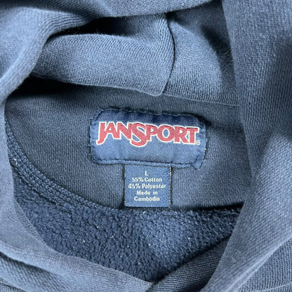 Vintage 90s Jansport Pitt Panthers University of Pittsburgh faded hoodie (L)