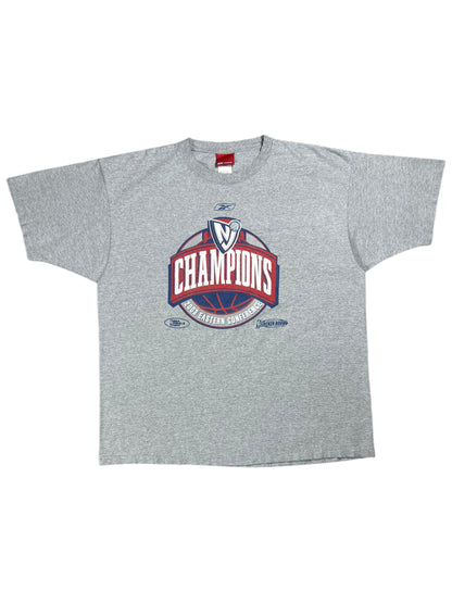 Vintage 2003 New Jersey Nets Easter conference Champions locker room tee (XL/XXL)