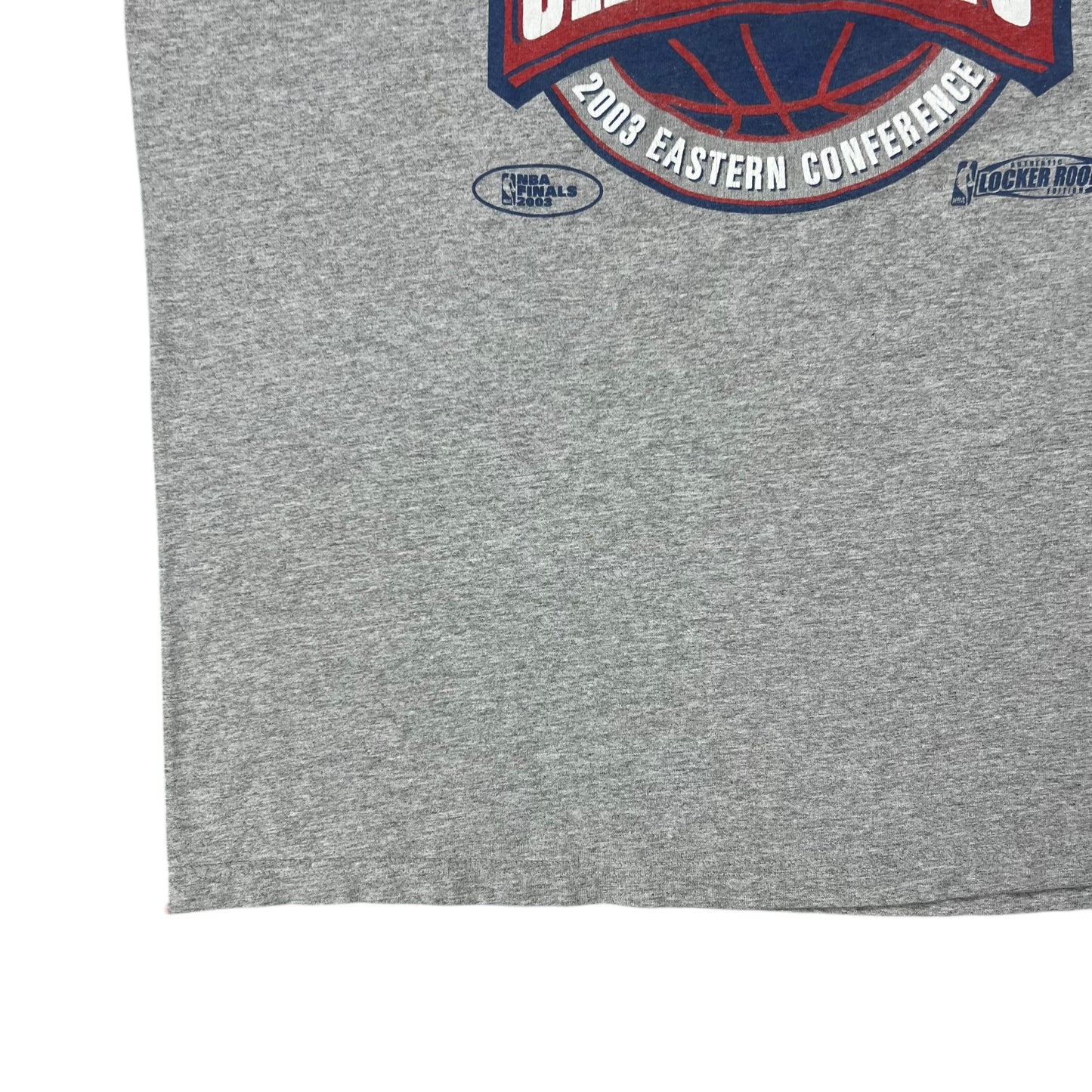 Vintage 2003 New Jersey Nets Easter conference Champions locker room tee (XL/XXL)