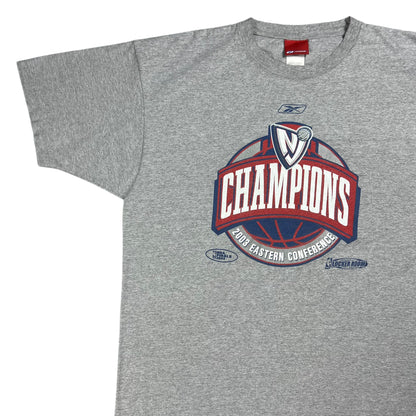 Vintage 2003 New Jersey Nets Easter conference Champions locker room tee (XL/XXL)