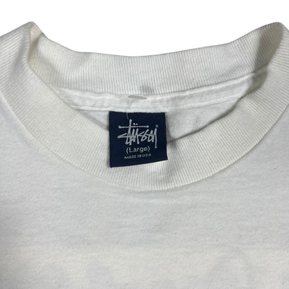 Vintage 2001 Stüssy box logo graffiti long sleeve shirt (L)