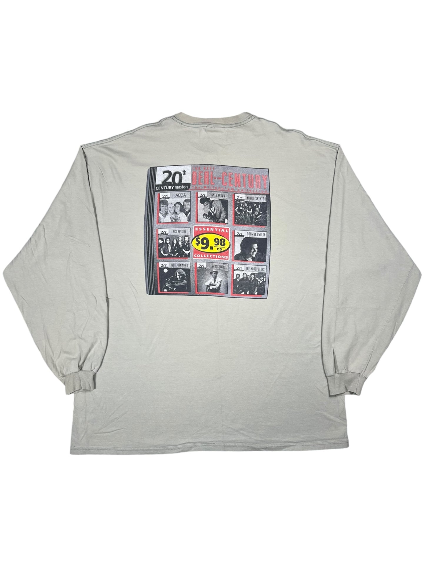 Vintage 2000 20th Century Masters The Millennium Collection long sleeve shirt (XXL)