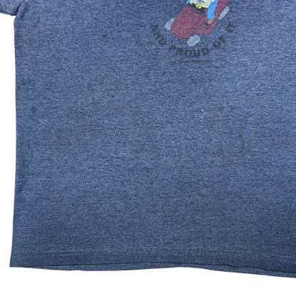 Vintage 90s King of the Hill Hank Hill Made in the USA faded tee (L)