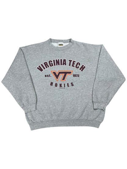 Vintage 90s Tultex Virginia Tech Hokies Crewneck (L)
