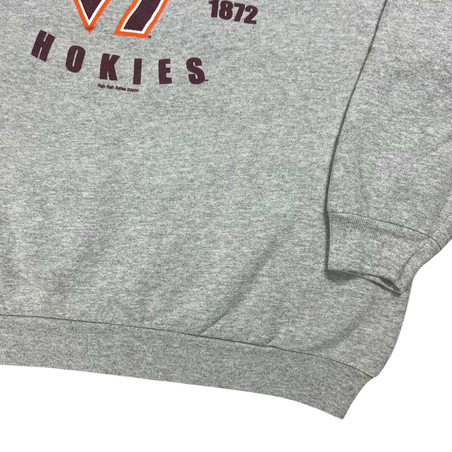 Vintage 90s Tultex Virginia Tech Hokies Crewneck (L)