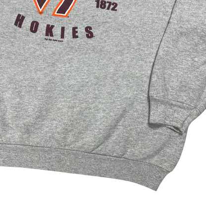 Vintage 90s Tultex Virginia Tech Hokies Crewneck (L)