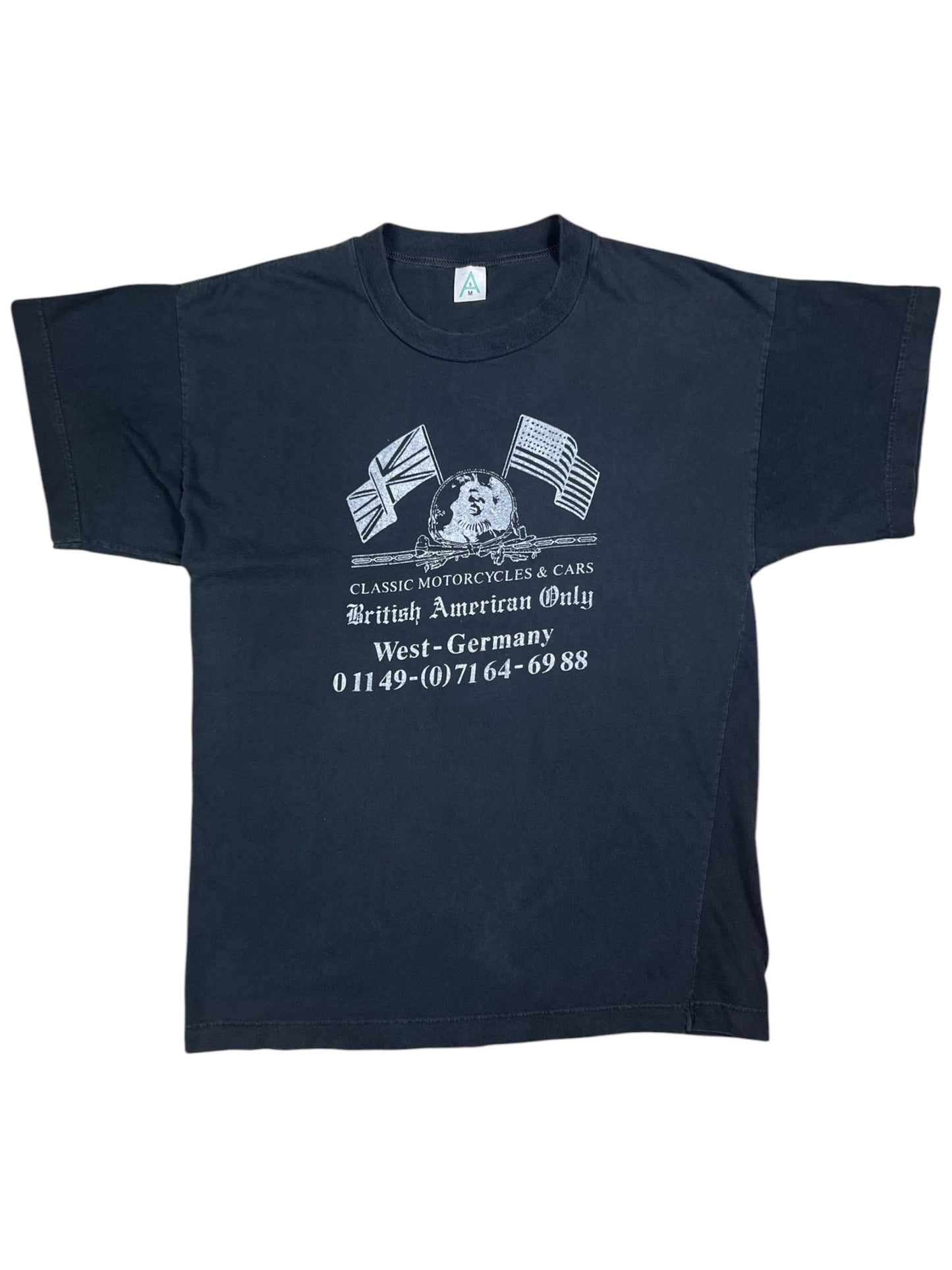 Vintage 90s British American Only Harley Davidson “Thanks Japan” tee (S/M)