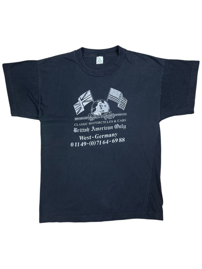 Vintage 90s British American Only Harley Davidson “Thanks Japan” tee (S/M)