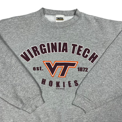 Vintage 90s Tultex Virginia Tech Hokies Crewneck (L)