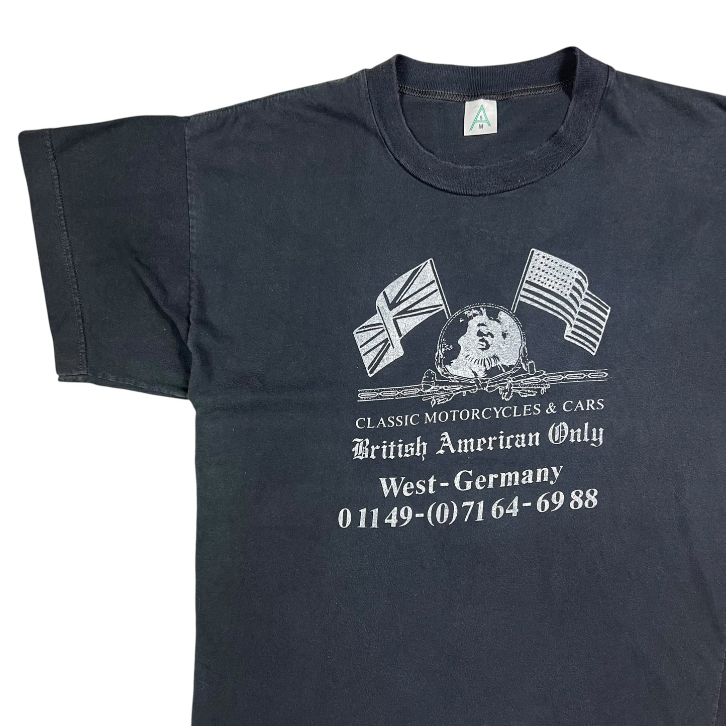 Vintage 90s British American Only Harley Davidson “Thanks Japan” tee (S/M)