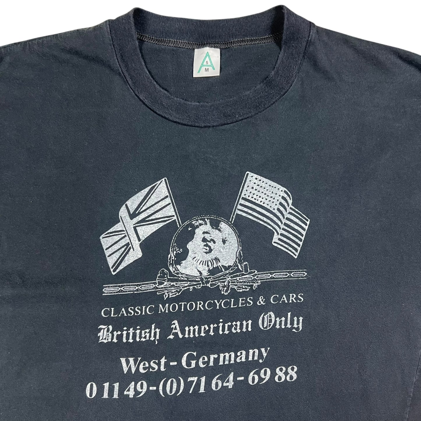Vintage 90s British American Only Harley Davidson “Thanks Japan” tee (S/M)