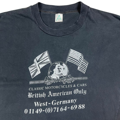 Vintage 90s British American Only Harley Davidson “Thanks Japan” tee (S/M)