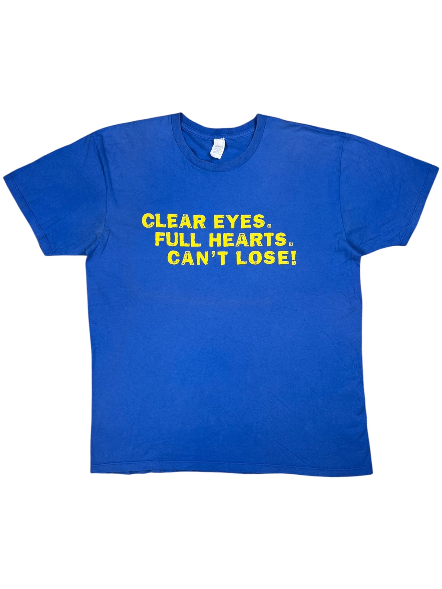Vintage Y2K Friday Night Lights “CLEAR EYES. FULL HEARTS. CAN’T LOSE!” tee (L)