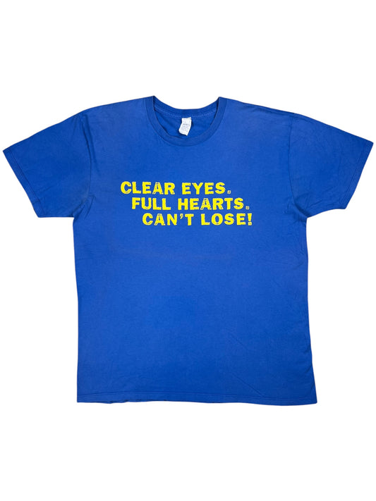 Vintage Y2K Friday Night Lights “CLEAR EYES. FULL HEARTS. CAN’T LOSE!” tee (L)