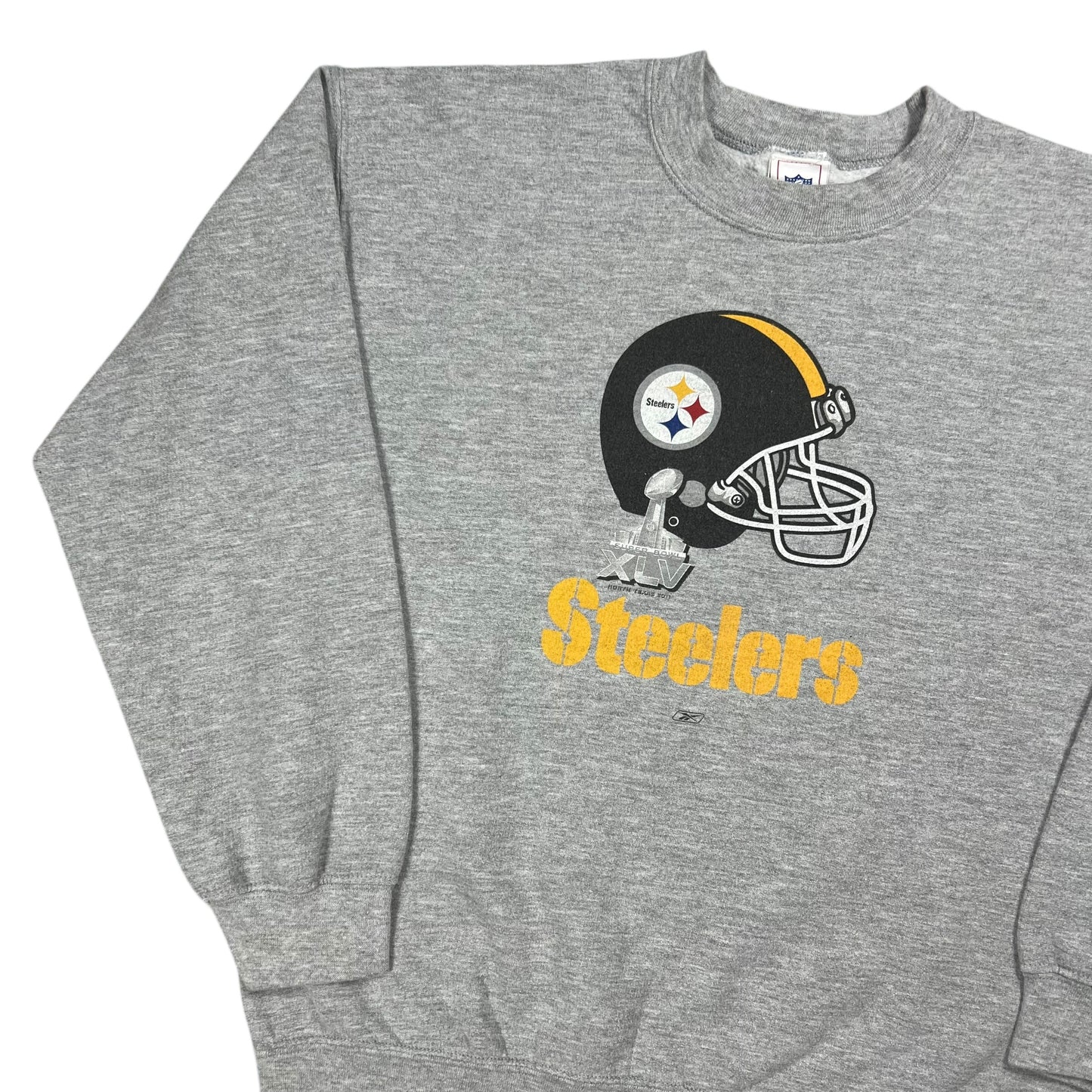 2011 Pittsburgh Steelers Super Bowl XLV NFL crewneck (M)