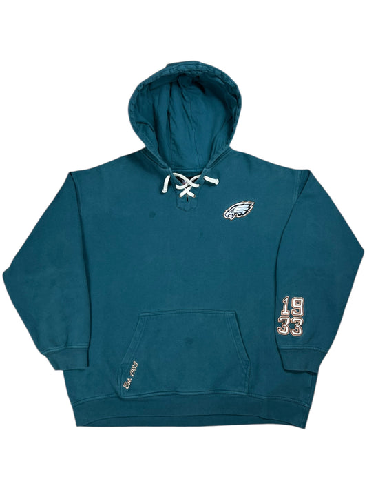 Y2K NFL pro Line Philadelphia Eagles faded hoodie (XXL)