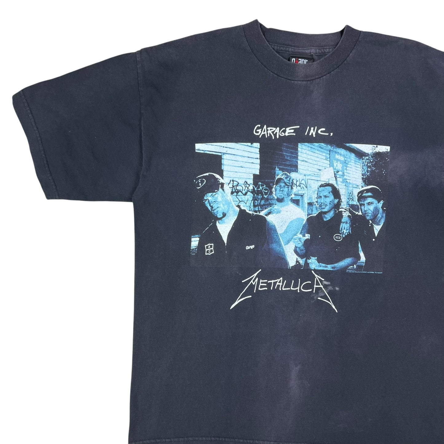Vintage 1998 Giant Metallica Garage Inc. faded band tee (XL)